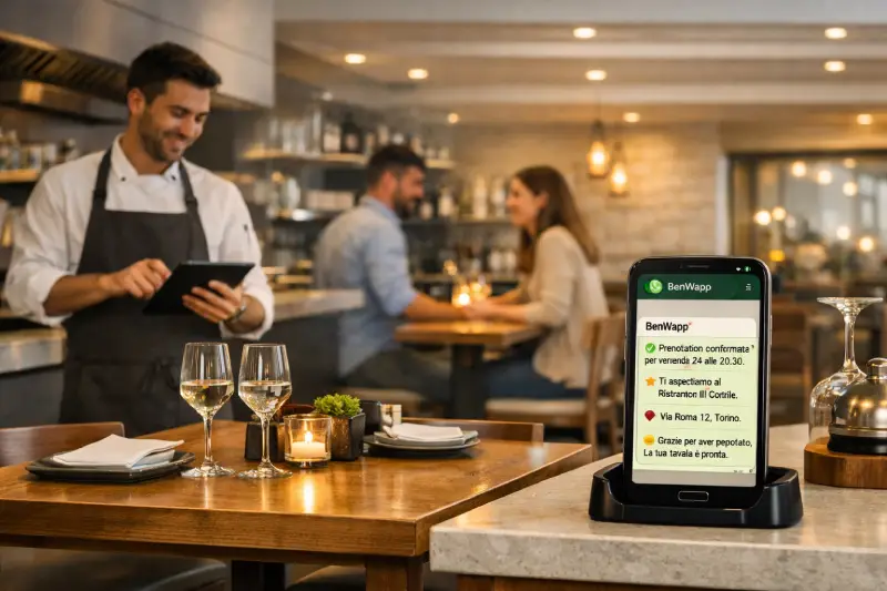 BenWapp gestione chiamate per ristoranti