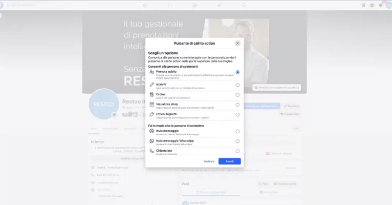 Come aggiungere RESTOO su Facebook