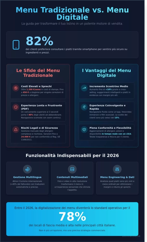 Menu Digitale Ristorante: Guida Completa alla Digitalizzazione