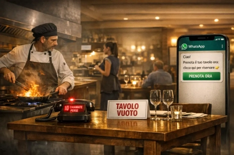 Prenotazioni WhatsApp automatiche per ristoranti: come non perdere mai una chiamata