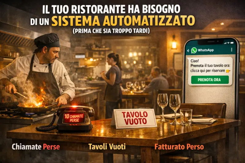 sistema automatizzato benwapp per ristoranti