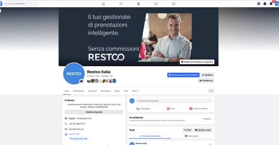 Come aggiungere RESTOO su Facebook - 